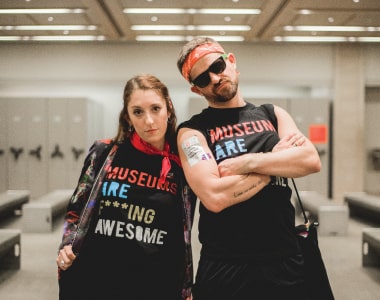 Museum Hack tour guides looking awesome.